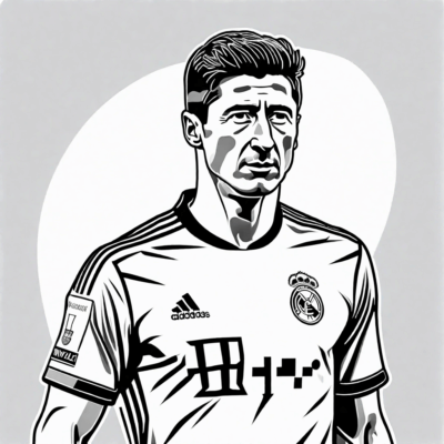 robert lewandowski kolorowanki