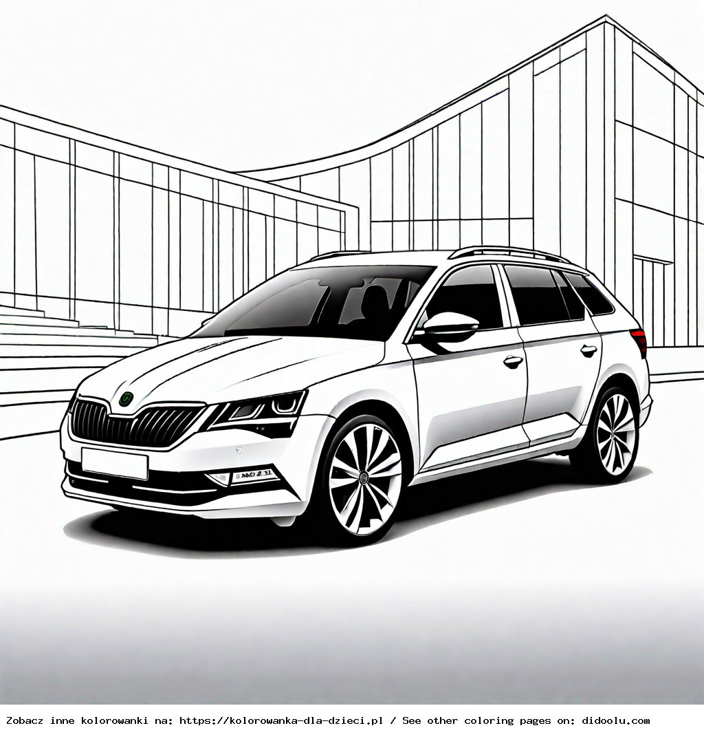 skoda kolorowanka