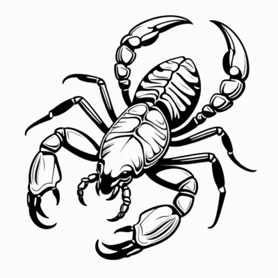 skorpion kolorowanka