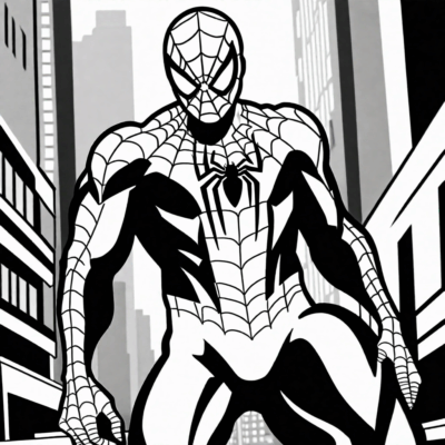 spiderman kolorowanka do wydruku