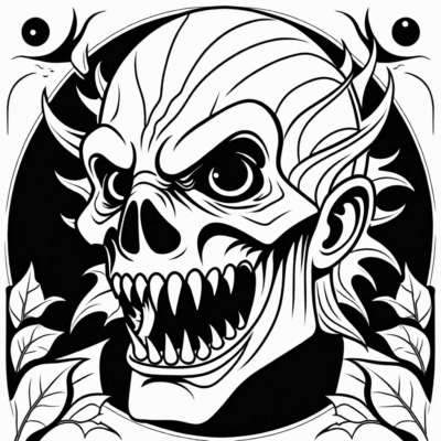 straszna kolorowanka