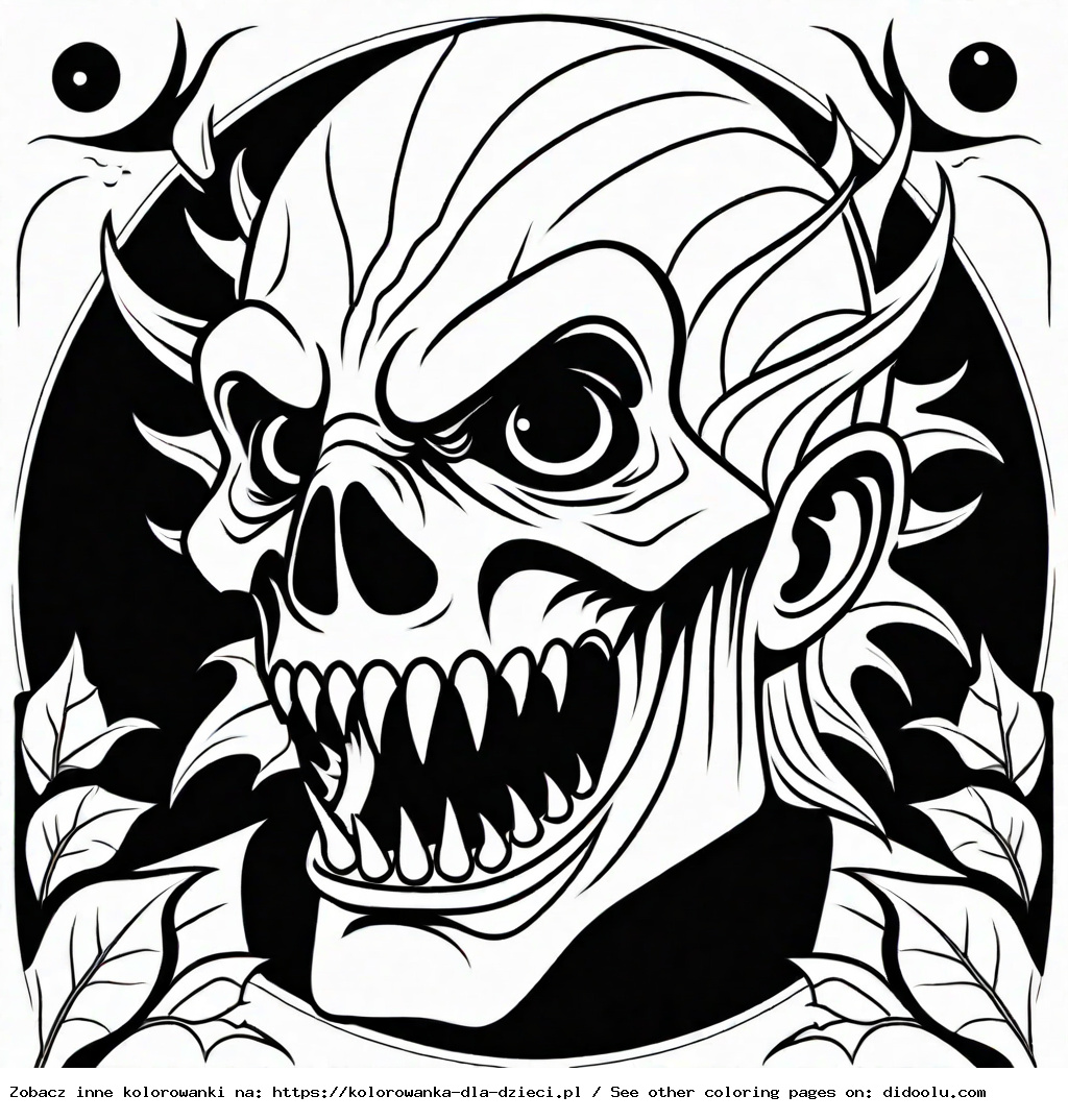 straszna kolorowanka