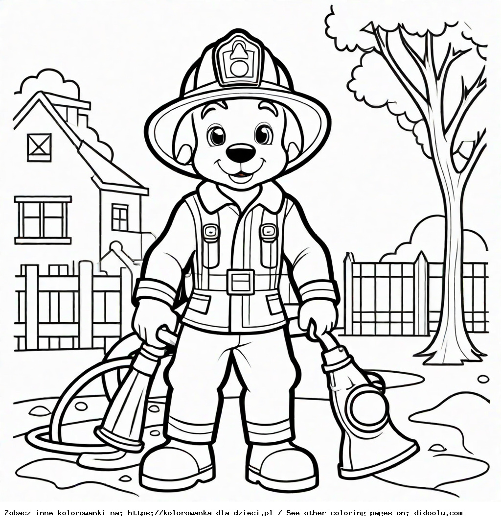 strażak sam kolorowanka do druku