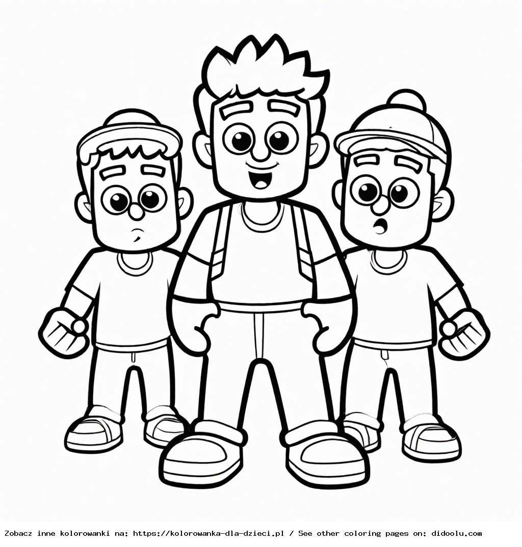 stumble guys kolorowanka do druku