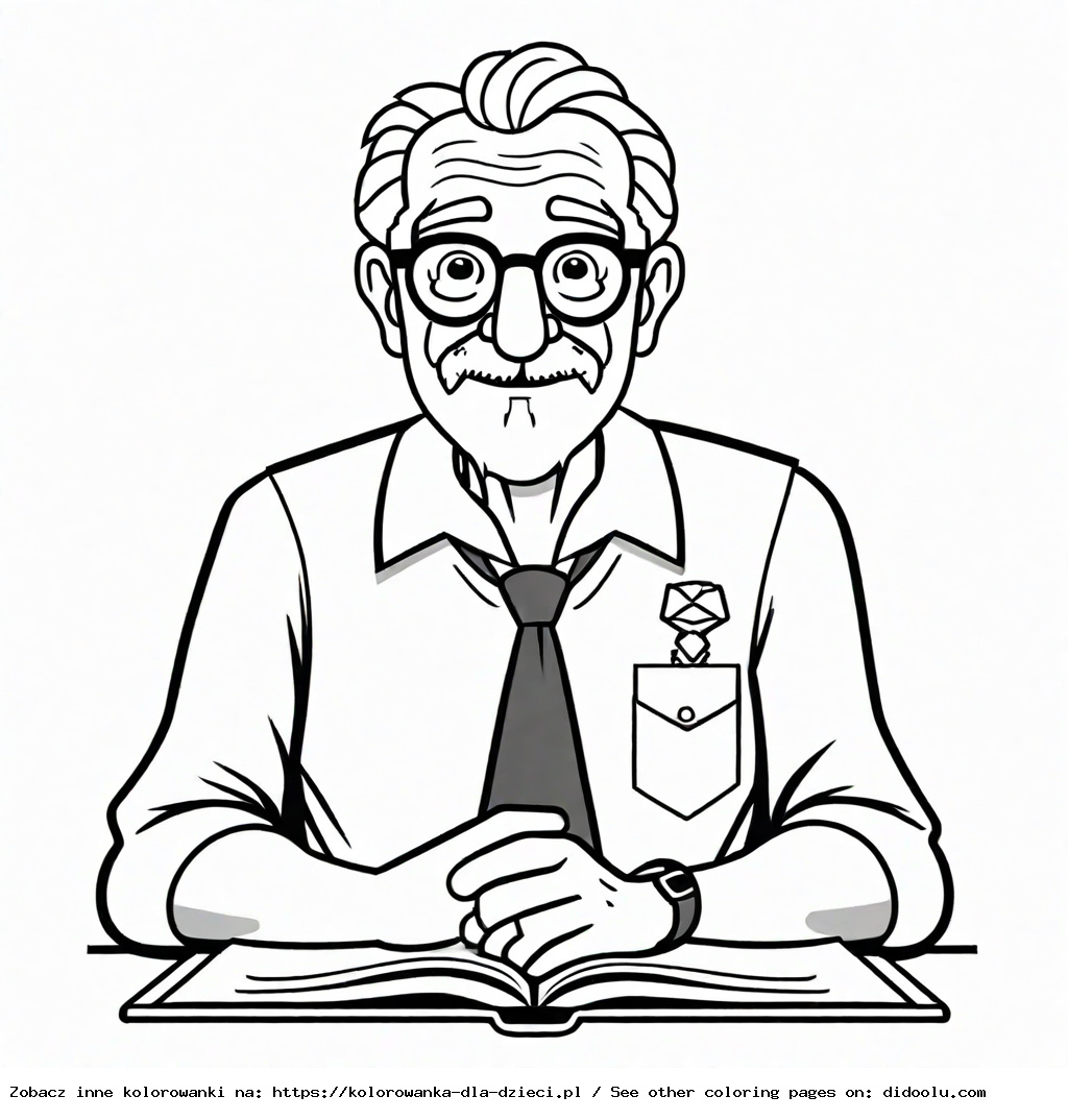 super dziadek kolorowanka