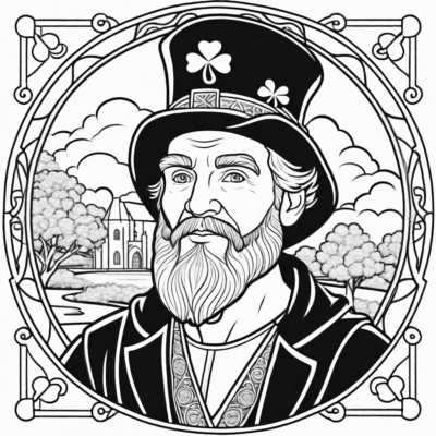 św patryk kolorowanki
