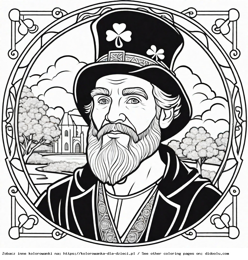 św patryk kolorowanki