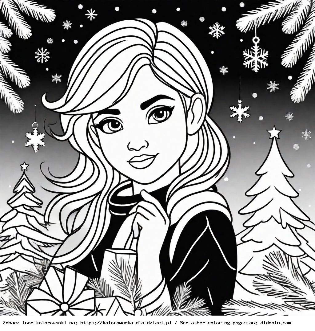 świąteczne kolorowanki do wydrukowania
