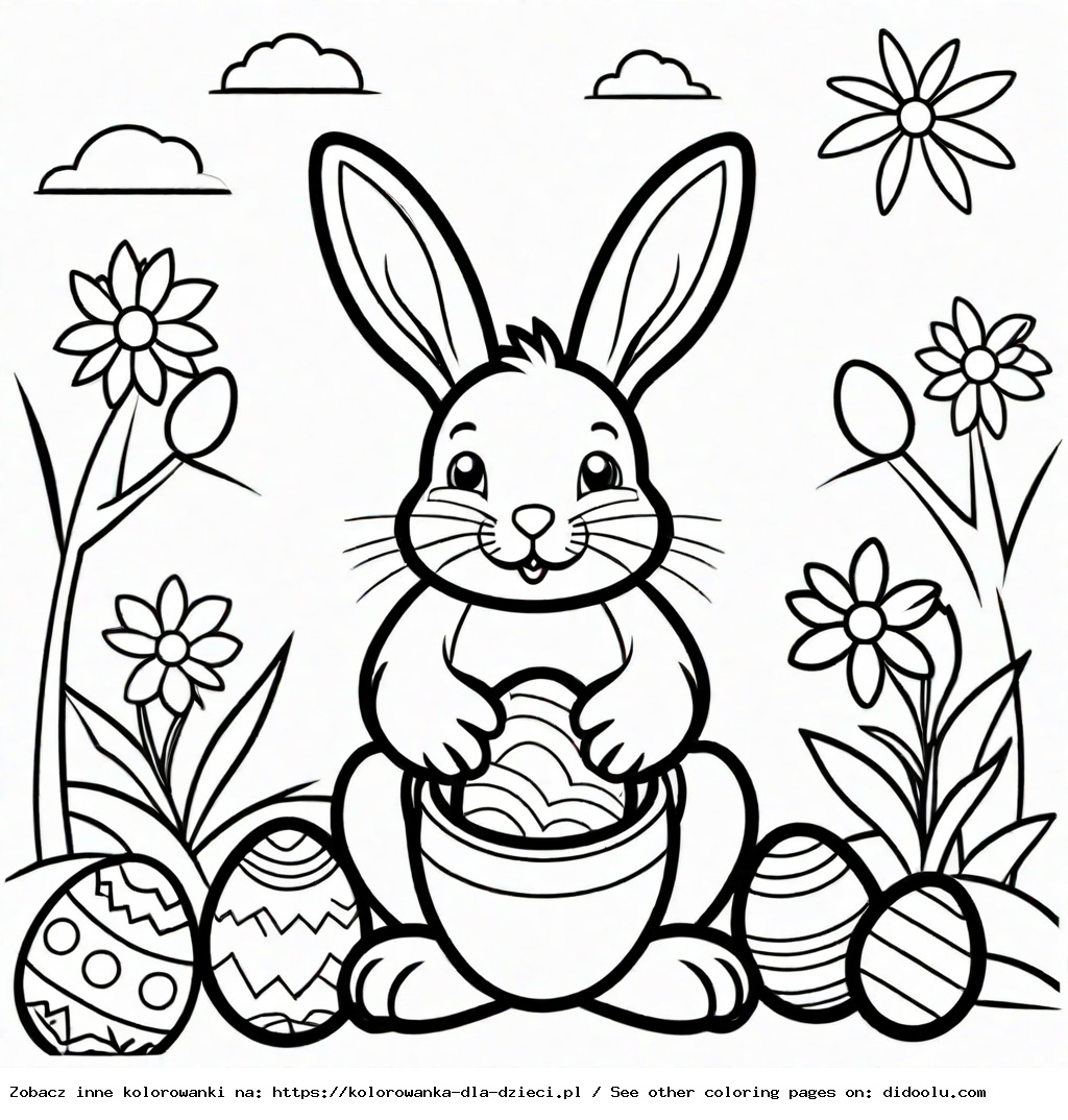 święta wielkanocne kolorowanki wielkanocne