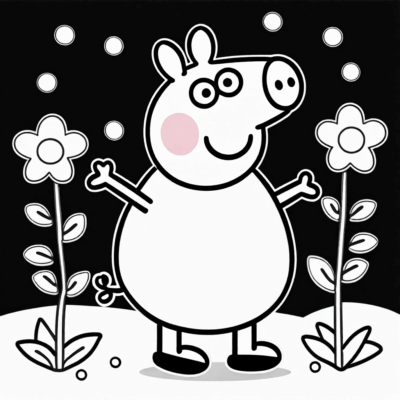 świnka peppa kolorowanka do wydrukowania