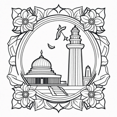 symbole narodowe kolorowanki