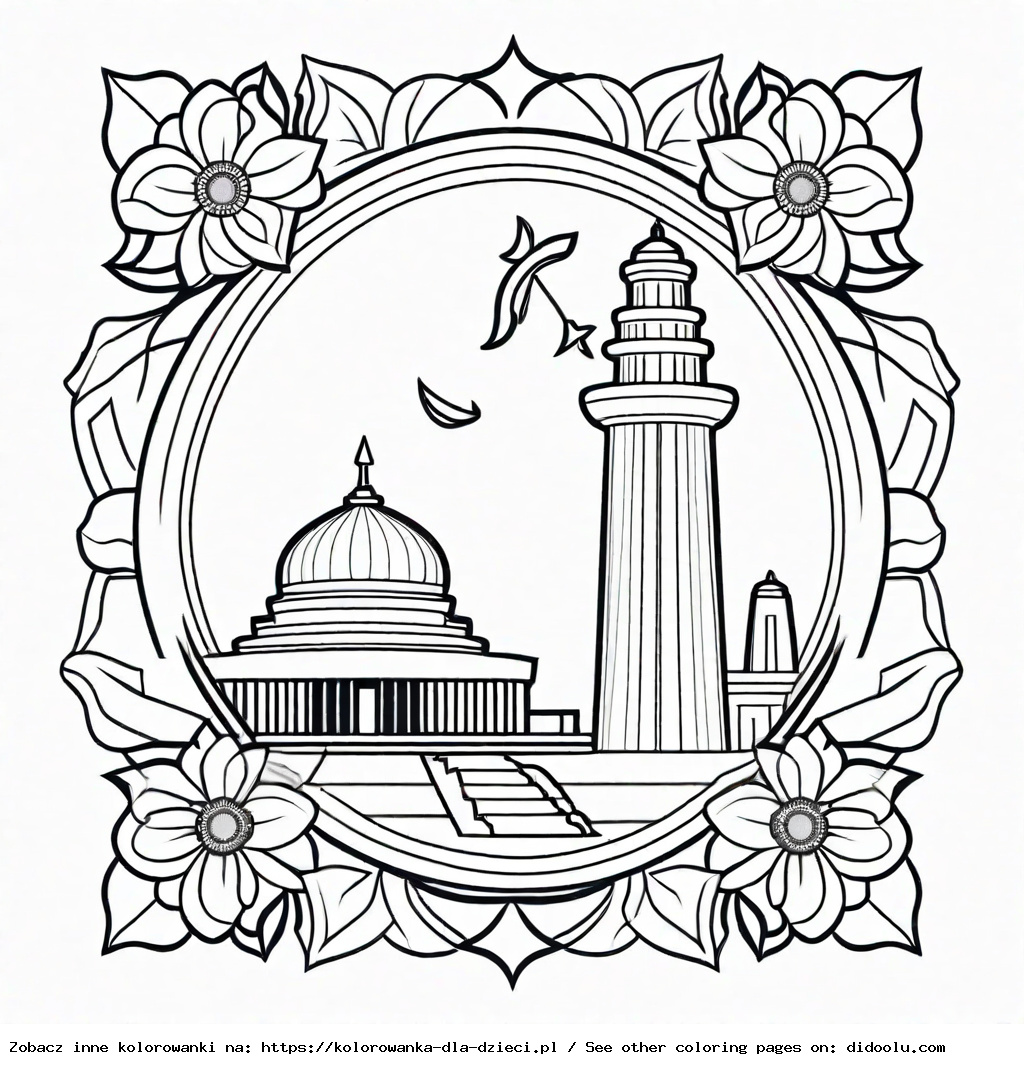 symbole narodowe kolorowanki