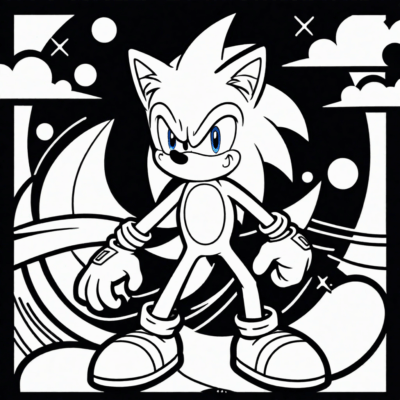 tails sonic kolorowanka