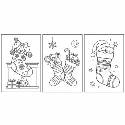 skarpeta świąteczna kolorowanki
