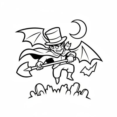 kolorowanka brawl stars mortis