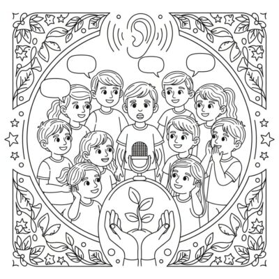 konwencja praw prawa dziecka kolorowanka