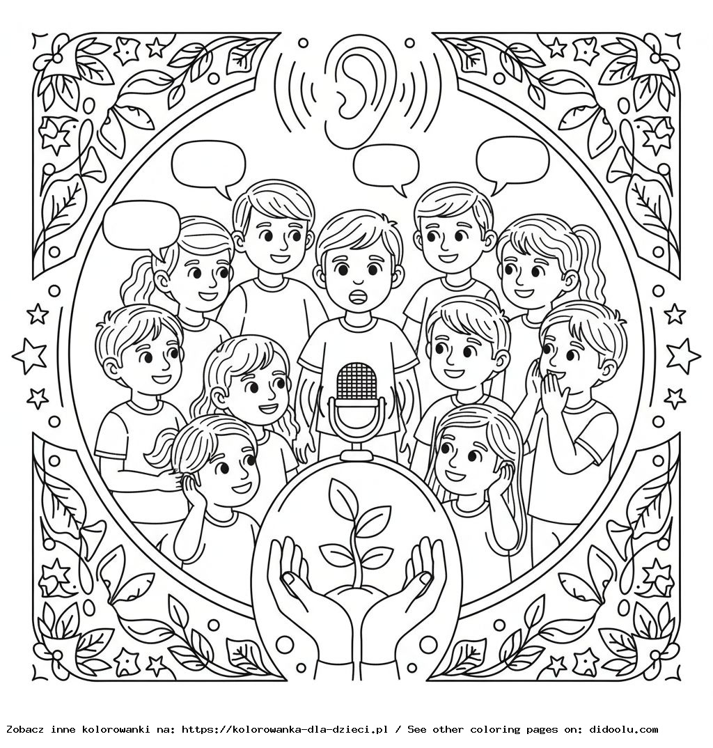 konwencja praw prawa dziecka kolorowanka