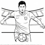 robert lewandowski kolorowanki