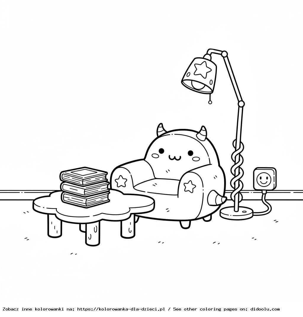 kolorowanki do druku toca boca meble
