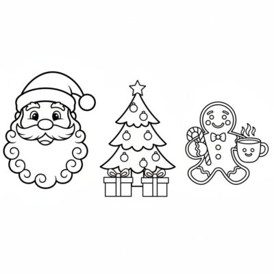 świąteczne kolorowanki do wydrukowania