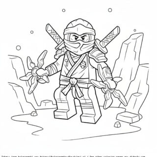 kolorowanki lego ninjago zane
