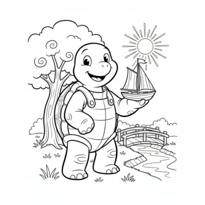 franklin kolorowanki