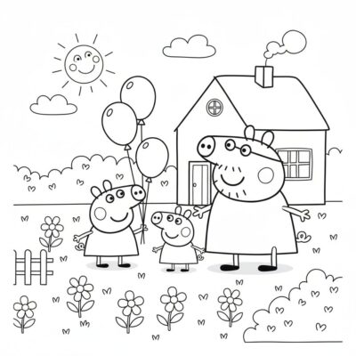 świnka peppa kolorowanka do wydruku