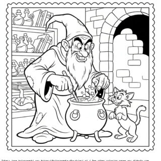 Kolorowanka Gargamel I Klakier