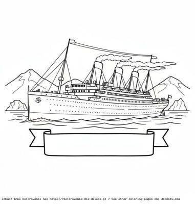 britannic kolorowanka
