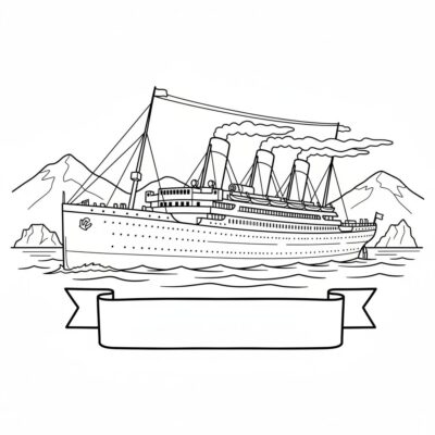 britannic kolorowanka