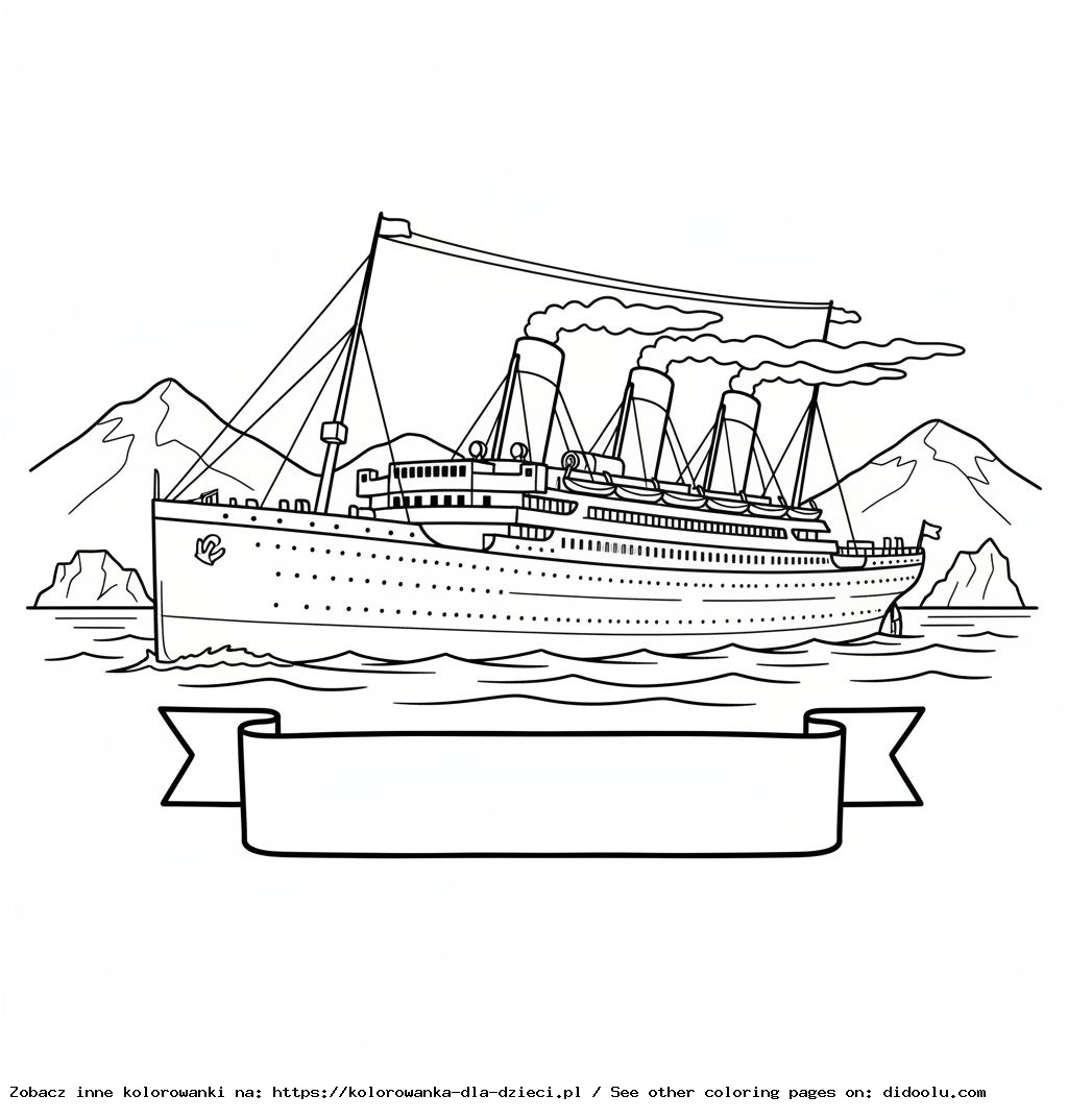 britannic kolorowanka