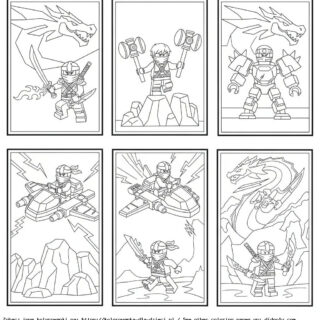 ninjago kolorowanki do wydruku