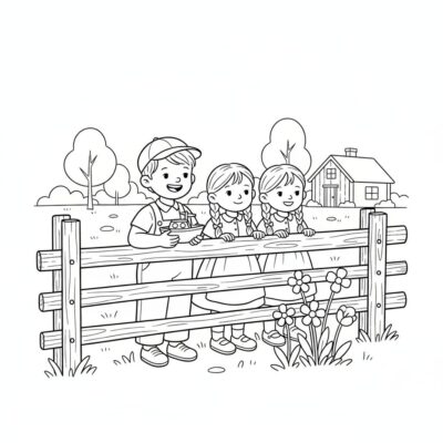 dzieci z bullerbyn kolorowanka