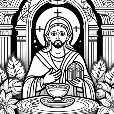 wielki post kolorowanka