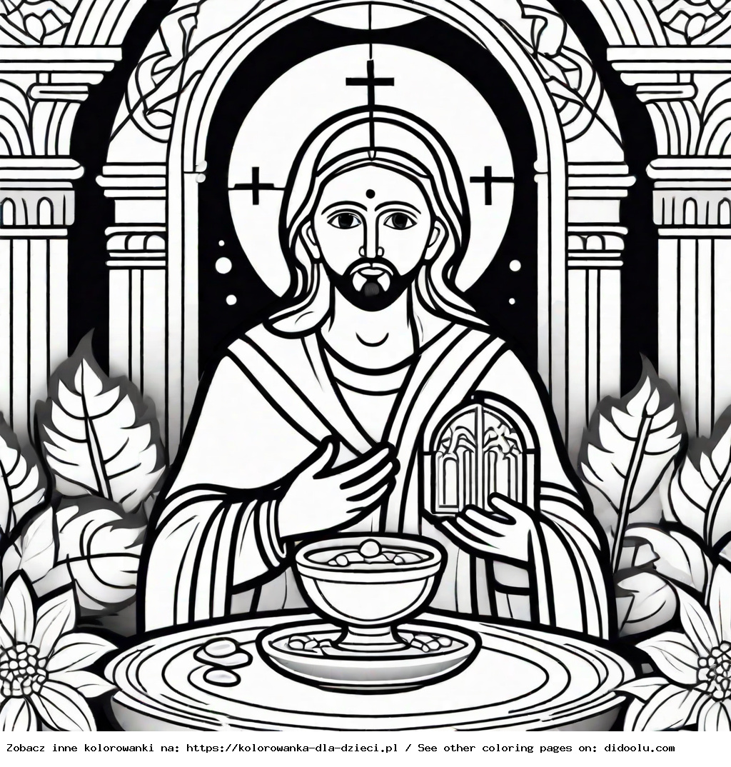 wielki post kolorowanka