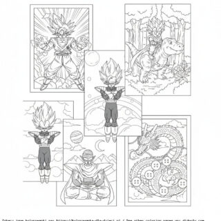 dragon ball kolorowanki do wydruku
