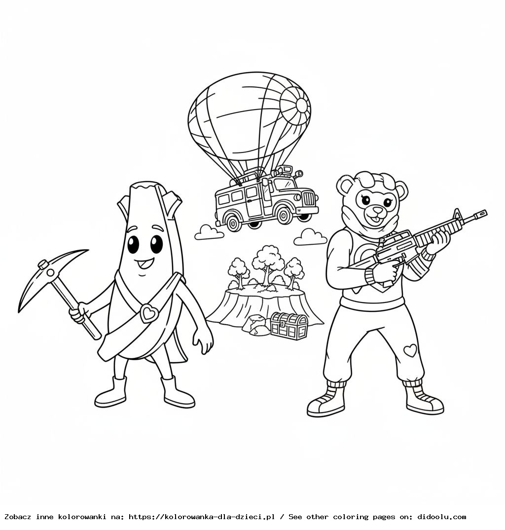 Fortnite: Super Kolorowanka dla Dzieci