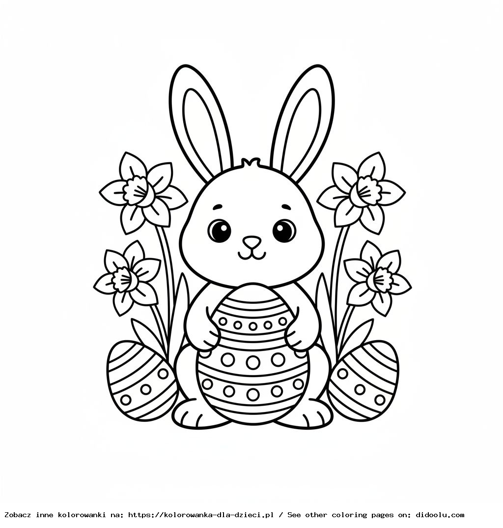 kolorowanki wielkanocne do druku pdf