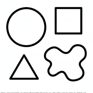 Łatwe kolorowanki dla dzieci do druku PDF