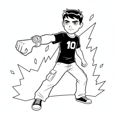 Ben 10: Super Kolorowanka dla Dzieci
