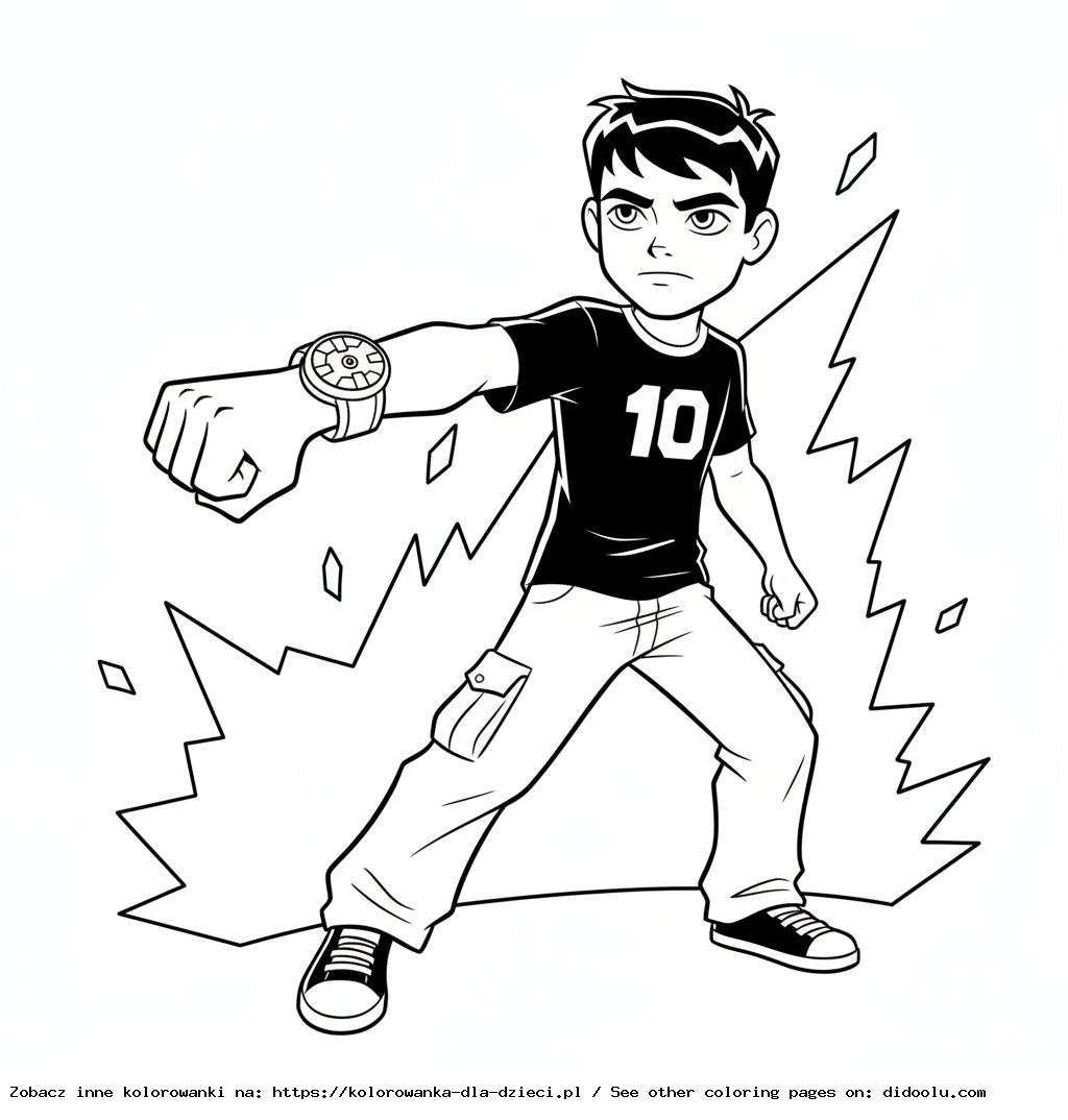Ben 10: Super Kolorowanka dla Dzieci