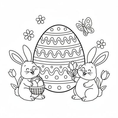 wielkanocne kolorowanki do druku