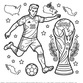 Kolorowanka Mistrzostwa Świata 2026