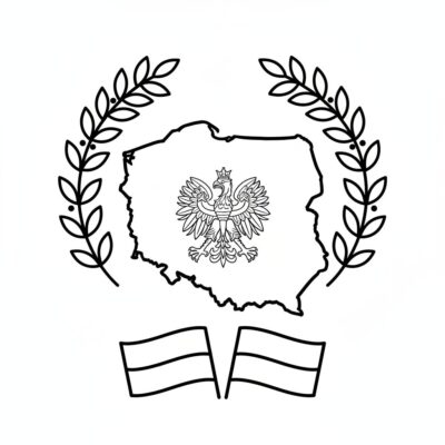 kolorowanka patriotyczna