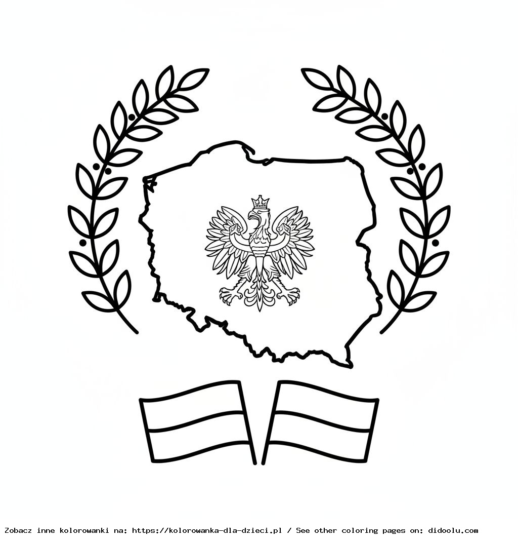 kolorowanka patriotyczna