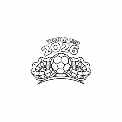 puchar świata 2026 Kolorowanka